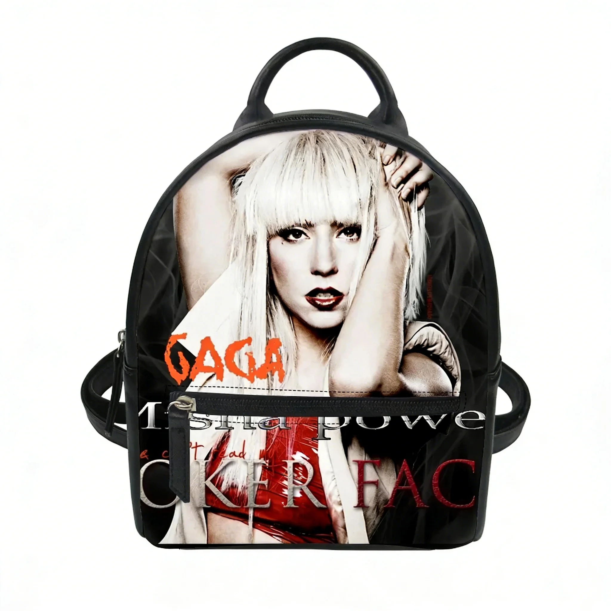 Mini Electric Sewing Machine Handheld - Lady Gaga Pop Singer Custom Backpack