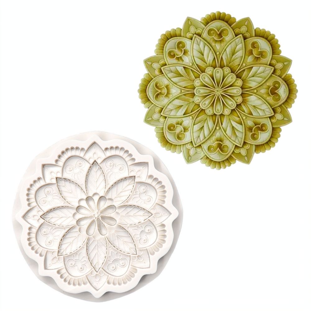 Round Floral Silicone Mold For - огляд і ціна Silicone Epoxy Resin Molds Set