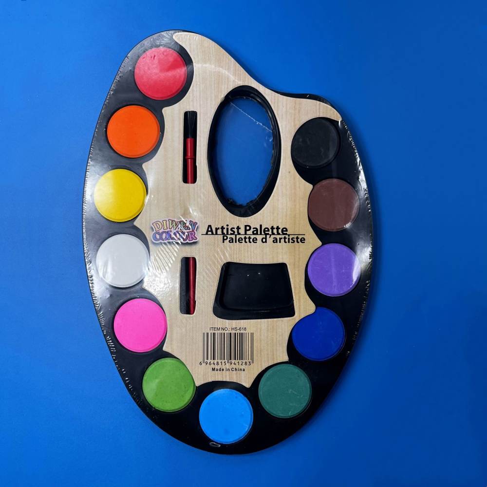 12 Solid Watercolor Pigment Ki - огляд і ціна Painting Supplies