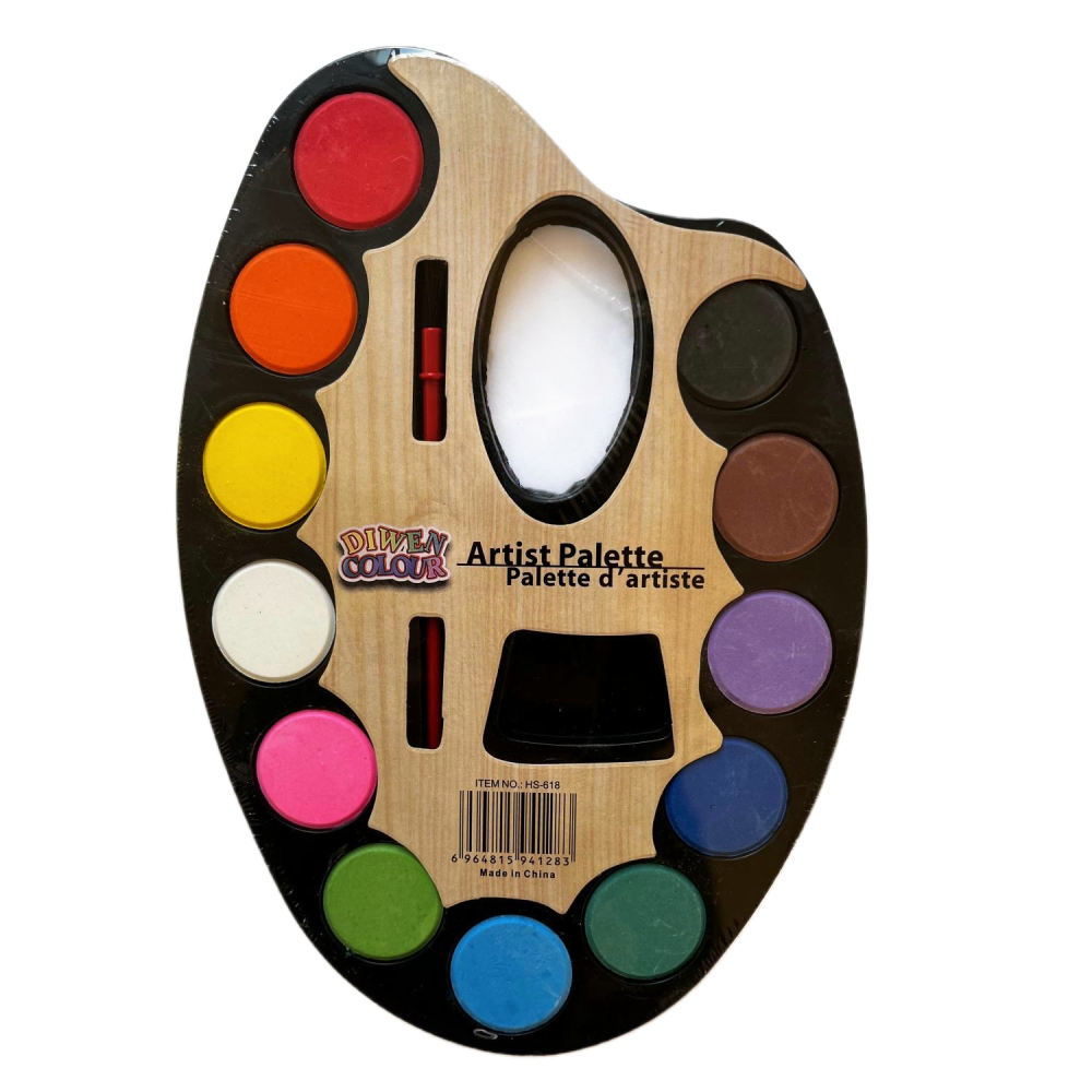 12 Solid Watercolor Pigment Ki - огляд і ціна Painting Supplies