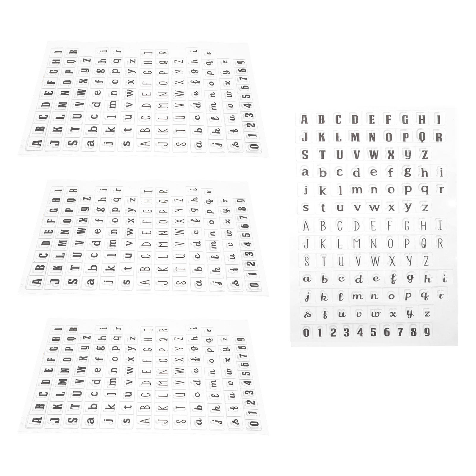 4Pcs Silicone Clear Stamps Tra - огляд і ціна Clear Silicone Stamps For Card Making